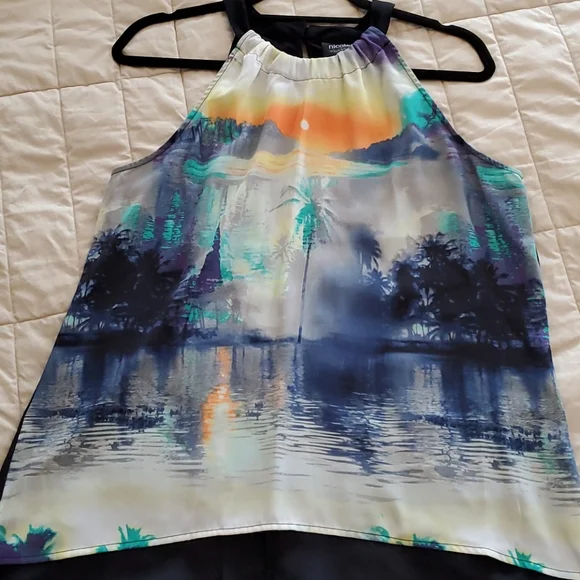 Palm Trees and Sunset blouse - Picture 2 of 9